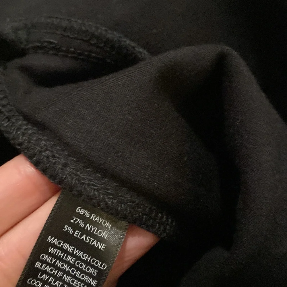 Betabrand black pull on pants